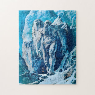Puzzle Géant de glace puissant Jötun dans un paysage glac