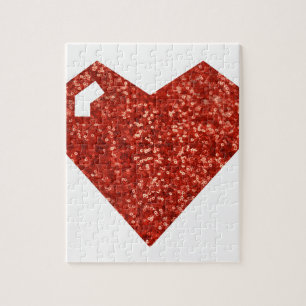 Puzzle geeky valentines coeur du jour