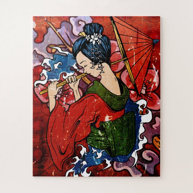 Puzzle Geisha (Vertical)