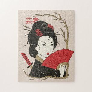 Puzzle Geisha Japonais
