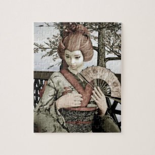 Puzzle Geisha Vintage