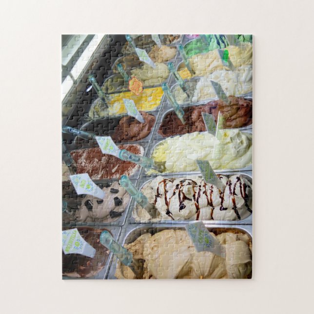 Puzzle Gelateria Italian Ice Cream Shop - gelato in Italy (Vertical)