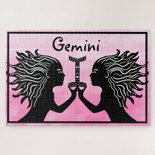 Puzzle Gemini Main Drake Art Horoscope Signal Zodiac (Horizontal)