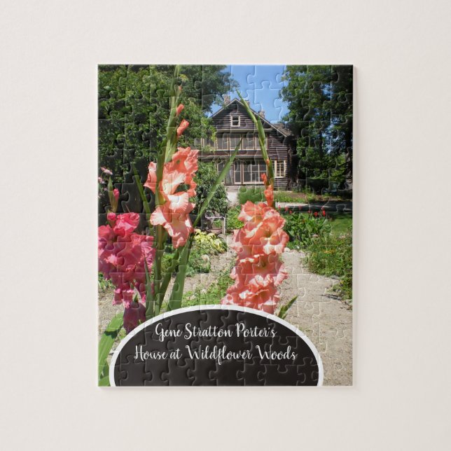 Puzzle Gene Stratton Porter Maison historique et jardin (Vertical)