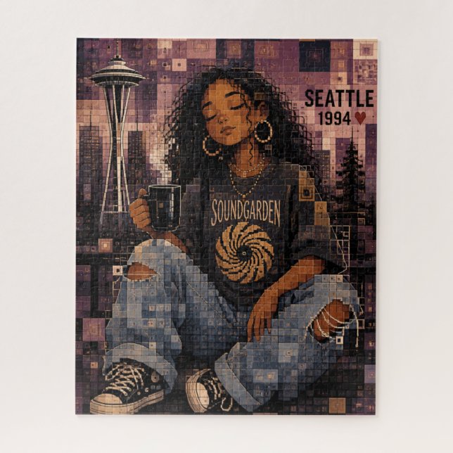 Puzzle Generation Rain 1994 (Vertical)