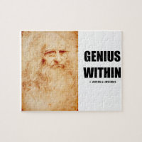 Génie dans (autoportrait de Leonardo da Vinci)