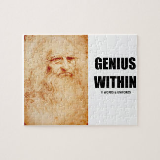 Puzzle Génie dans (autoportrait de Leonardo da Vinci)