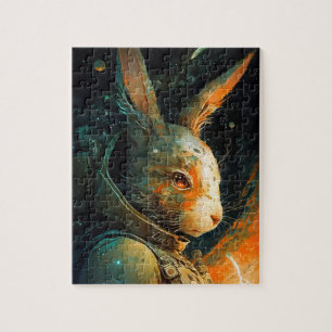 Puzzle Genre lapin céleste