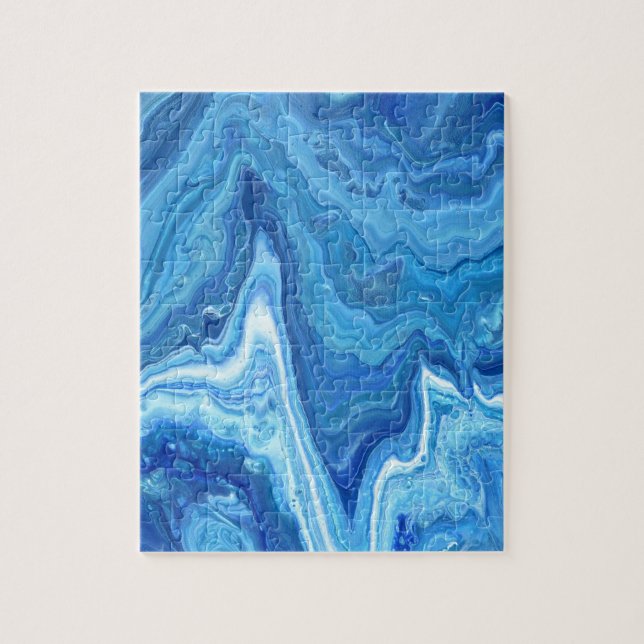 Puzzle Geode bleu (Vertical)