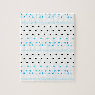 Puzzle Géométrie bleue
