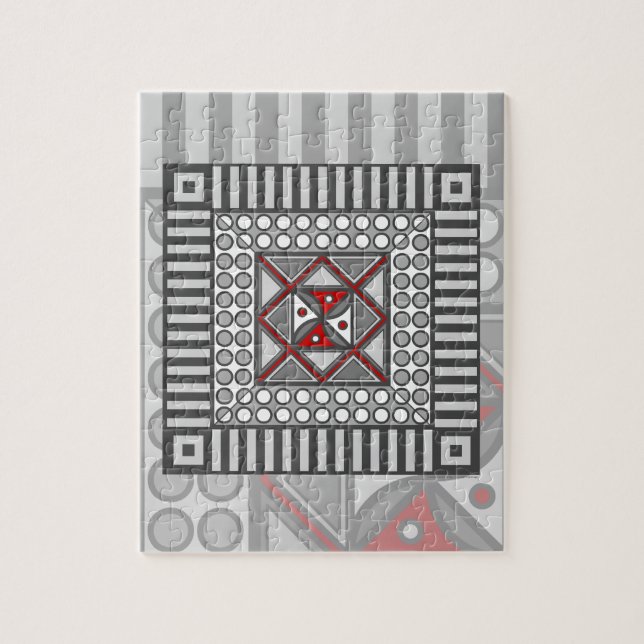 Puzzle géométrique alternatif (Vertical)