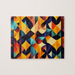 Puzzle Géométrique colorée