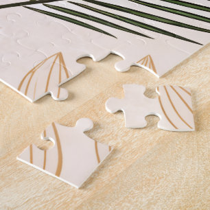 Puzzle géométrique et botanique minimaliste - Hexa