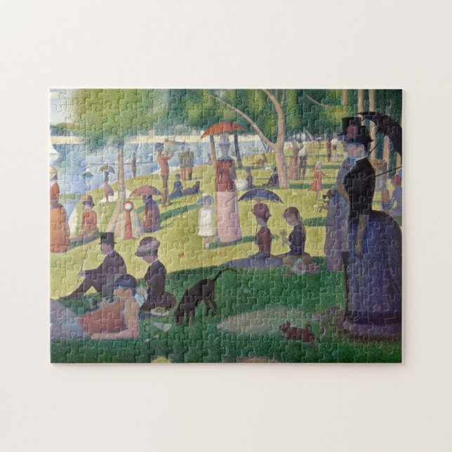 Puzzle GEORGE SEURAT - Un dimanche après-midi 1884 (Horizontal)