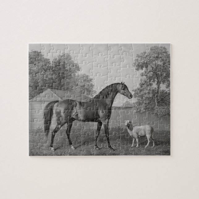 Puzzle George Stubbs | Dungannon, gravé par George Town (Horizontal)