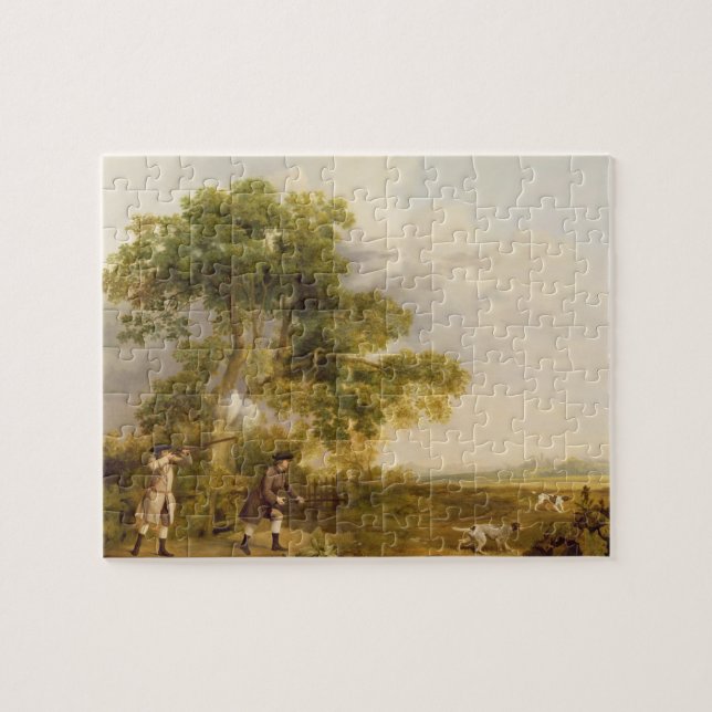 Puzzle George Stubbs | tir de deux messieurs (l'huile (Horizontal)