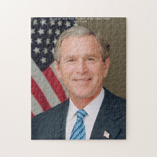 Puzzle George W. Bush 43e président des États-Unis (Vertical)