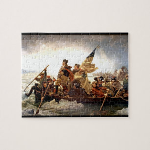 Puzzle George Washington croisant la casse-tête du