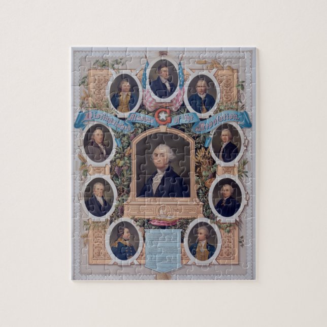 Puzzle George Washington et les maçons de la révolution (Vertical)