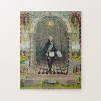 Puzzle George Washington, le maçon