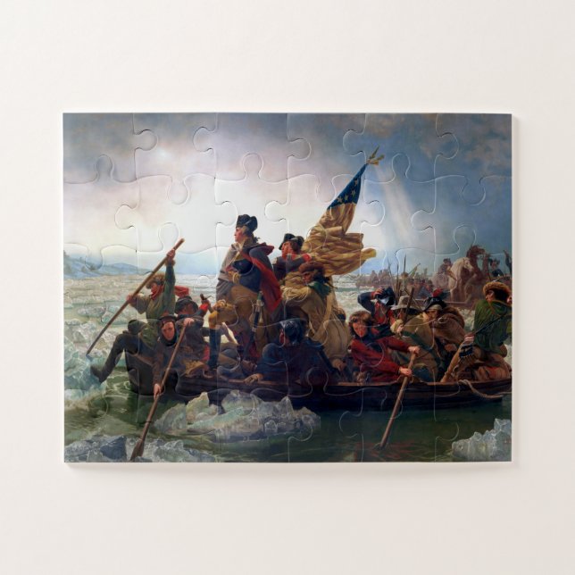 Puzzle George Washington Traversant Le Delaware (Horizontal)