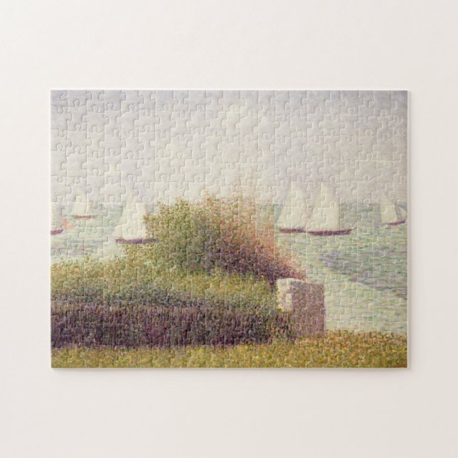 Puzzle Georges Pierre Seurat | La Rade de Grandcamp (Horizontal)