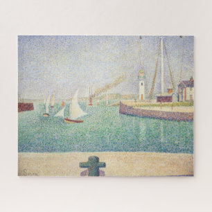 Puzzle Georges Seurat - Entrée du port d'Honfleur