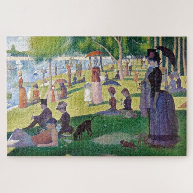Puzzle Georges Seurat - Un dimanche après-midi à l'Île de (Horizontal)