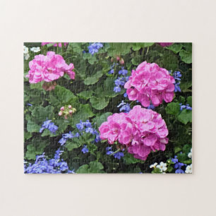 Puzzle Geraniums et Periwinkle