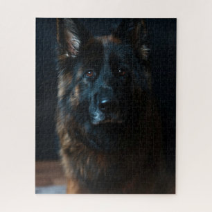 Puzzle German Shepherd Close Up