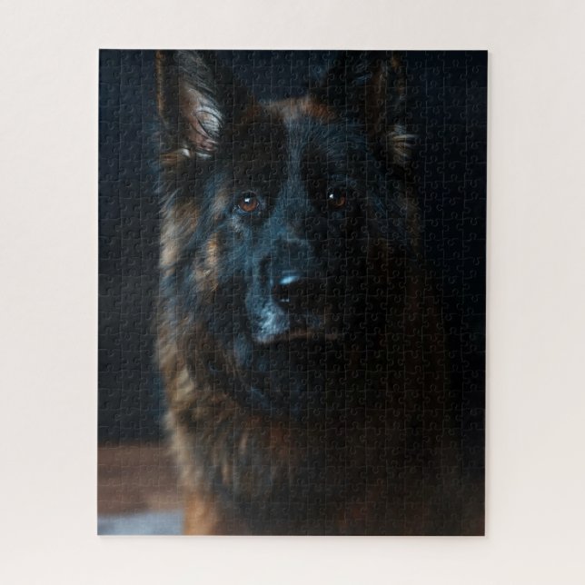 Puzzle German Shepherd Close Up (Vertical)