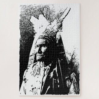 Puzzle Geronimo noir et blanc