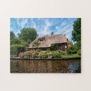 Puzzle Giethoorn Farm House Holland.