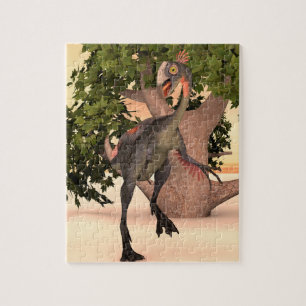 Puzzle Gigantoraptor Dinosaure Aventure Art pour Enfants
