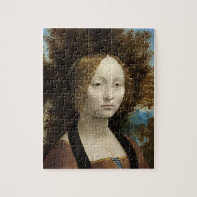 Puzzle Ginevra de' Benci par Leonardo Da Vinci (Vertical)