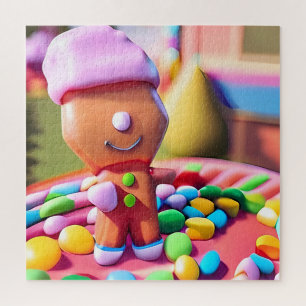 Puzzle Gingerbread Boy Favorise - Ken Gage Art