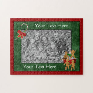 Puzzle Gingerbread Cookies Holiday Your Photo