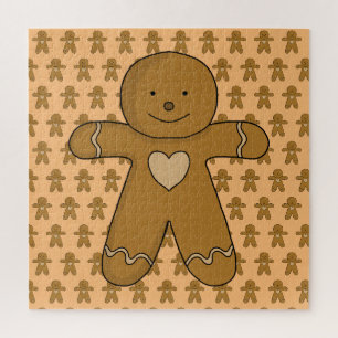 Puzzle GingerBread Man Christmas Cookie
