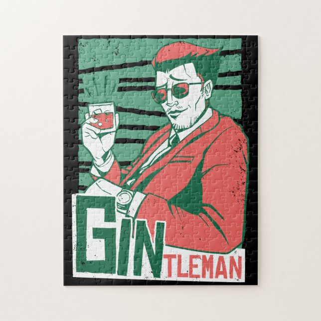 Puzzle Gintleman Gin Lovers (Vertical)