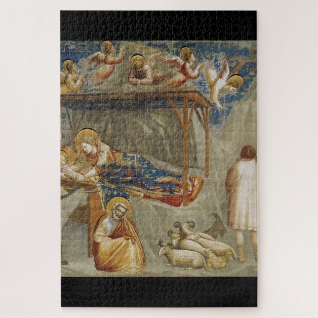 Puzzle Giotto di Bondone La Nativité Fine Art Collection (Vertical)