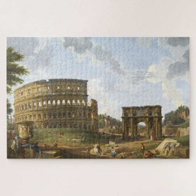Puzzle Giovanni Paolo Panini Vue du Colisée (Horizontal)