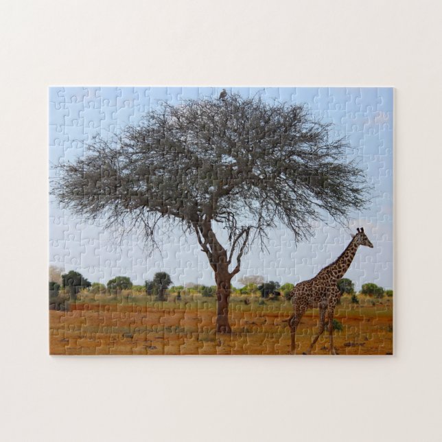 Puzzle Girafe africaine. (Horizontal)