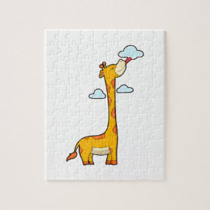 Puzzle Girafe aux nuages