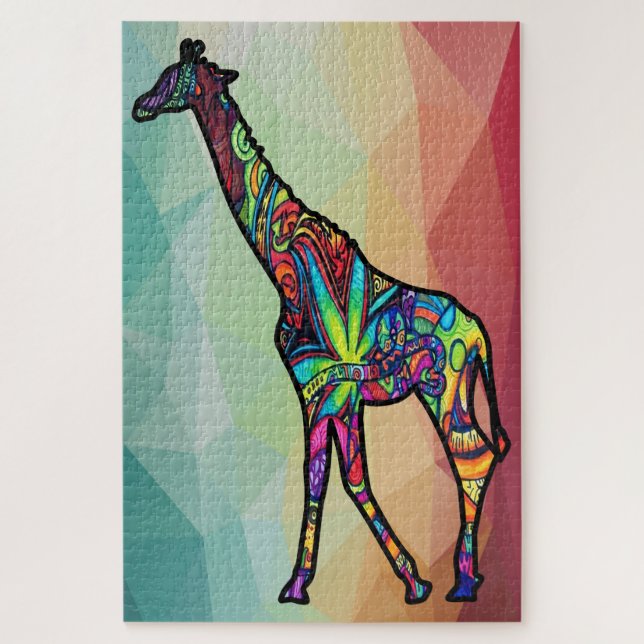 Puzzle Girafe - casse-tête (Vertical)
