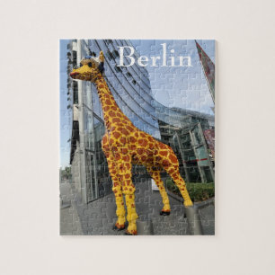 Puzzle girafe géant