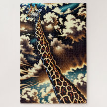 Girafe surréaliste – Conception artistique d'anima