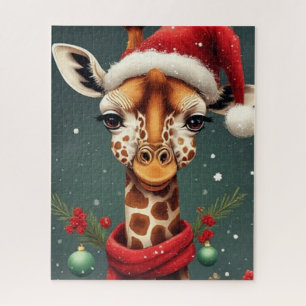 Puzzle Girafe Vœux de Saison