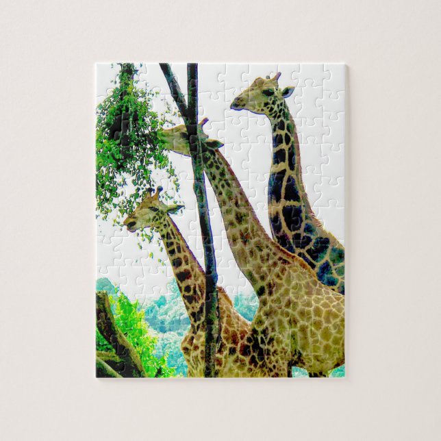 Puzzle Giraffe (Vertical)