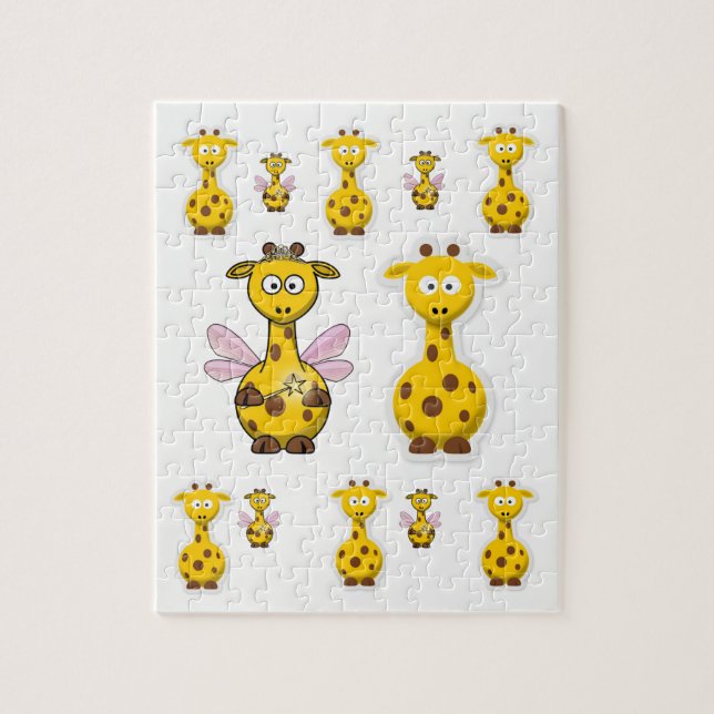 Puzzle Giraffe (Vertical)