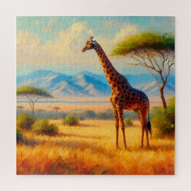 Puzzle Giraffe (Vertical)